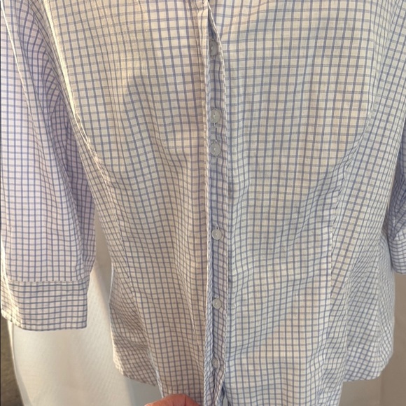 Riders by Lee Easy Care Women’s Blue and white Checkered Shirt. XL. - Picture 2 of 12
